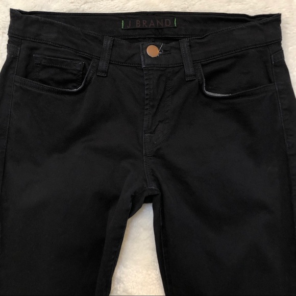 J Brand Gigi Crop Black Pant Stretch 26 - Picture 3 of 8